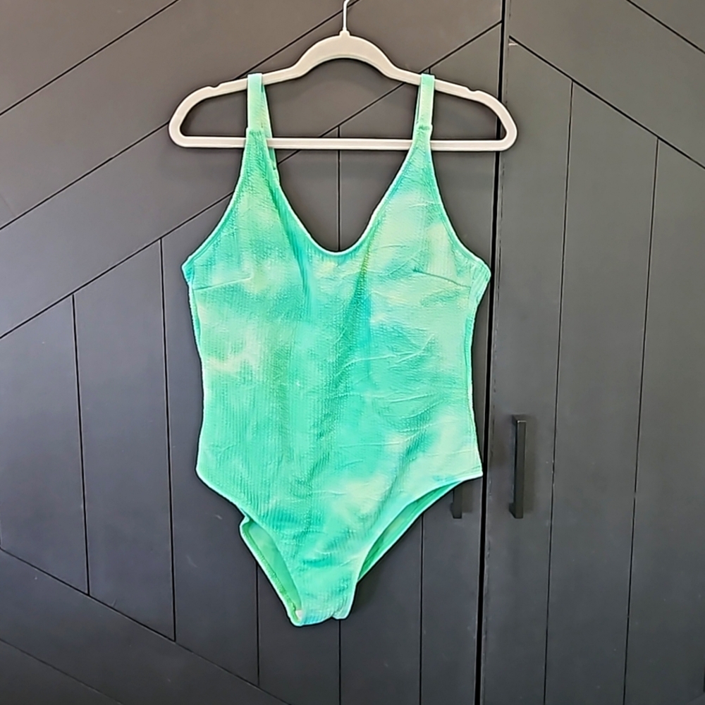 Tie Dye Ribbed Swimsuit